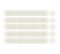 Fahoujs Lot de 100 organiseurs de fils Croses - Gouttes - Autocollants en bois - Organisateurs de couture