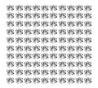 Fahoujs Lot de 100 pendentifs en forme de nœud papillon - Nœud d'arc créatif - Ornement élégant pour les artisans et les amateurs de bijoux