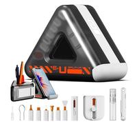 Fahoujs Lot de 24 outils de nettoyage d'ordinateur dans une boîte pour ordinateur portable Nettoyage clavier et support de téléphone pour accessoires de nettoyage électroniques