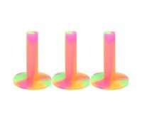 Fahoujs Lot de 3 balles de golf T-shirts robustes en caoutchouc Balles d'entraînement pour débutants Balles de golf pour véhicules d'exercice Tapis