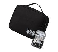 Fahoujs Mallette De Rangement Étanche Portable avec Poches en Maille Élastique pour Gadgets Cosmétiques Déplacements Quotidiens De Rangement Cosmétique Résistant À l'eau