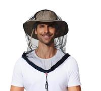 Fahoujs Masque facial à capuche pour la pêche en plein air Protection du visage Filet de tête pour camping randonnée Couverture de sport en plein air