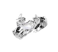 Fahoujs Mode Réglable Soleil et Couple de Lune Bagues Alliage Confort Convient Accessoires De Bijoux Pour Une Utilisation Quotidienne Décontractée Soleil Moon Designs, Comme décrit