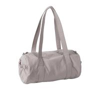 Fahoujs Mode Tube Rond Sac à Main Décontracté Nylon Sac à Bandoulière Femmes Cylindre Couleur Fixe Aisselle Parcelle D'aisselles Pour Usage Quotidien Mode Coréenne Épaule, gris