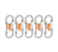 Fahoujs Mousqueton D De Type Lourd Clip À Dégagement Rapide Porte Ressort Automatique Accessoires 'équipement 'extérieur Fermetures Glissière en Acier Inoxydable Verrouillage du Mousqueton