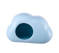 Fahoujs Nid en forme de nuage pour hamster en porcelaine froide pour animal de compagnie - Nid de couchage pour cochon d'Inde - Hérisson - Accessoire de cage en porcelaine