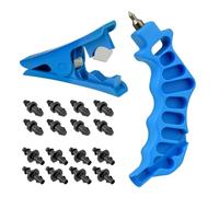 Fahoujs Outil d'irrigation goutte à goutte efficace 2 en 1 perforateur d'instrument d'ajustement pour tuyau ou tuyau