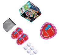 Fahoujs Pack de 1 Ensemble de sphère Lumineuse en polystyrène sans Danger et Non Mortel, à Clip Simple pour Comprenant 4 palettes Lumineuses et 6 Globes Collants, sphère Collante de Plaisir