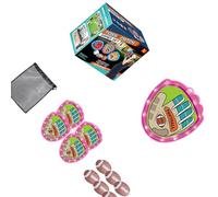 Fahoujs Pack de 1 Ensemble de sphère Lumineuse en polystyrène sans Danger et Non Mortel, à Clip Simple pour Comprenant 4 palettes Lumineuses et 6 Globes Collants, sphère Collante de Plaisir