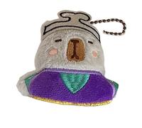 Fahoujs Peluche Kapibala Pendant Pendentif Pendant En De Clés De Trèfle Pour Cartoon Poupées Décoration Pendrier