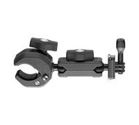 Fahoujs Pince pour caméra de moto haute performance - Double rotule - Support de guidon réglable - Pour films d'aventure - Super Clamp - Caméra de guidon de moto