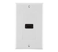 Fahoujs Plaque murale compatible HDTV 4K2K avec 1 connecteur pour une installation facile et une organisation ordonnée des câbles dans n'importe quelle pièce