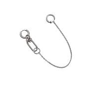 Fahoujs Punk Cool Personnalité Boucles d'oreilles Unique Chaîne de Lèvre Nez Boucles d'Oreilles Une Pièce Anneau de Lèvre Faux Bijoux de Corps Pénétrant Oreilles Pour Bijoux de Nez Punk