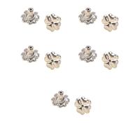 Fahoujs Reusable Clovers Earring Locks - Sweat-Resistant Non-Irritating Hold for Studs & All-Day Security Gentle Clovers Ear Stoppers for Delicate Piercings