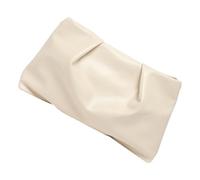 Fahoujs Sac à main pliable mode fête mariage élégant sac de soirée en PU souple design compact rangement sécurisé puces sac de bureau léger, Blanc.