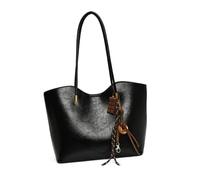 Fahoujs Sac pour femme en cuir PU Sacs à bandoulière Mode Top Porte-monnaie et styles disponibles pour les trajets quotidiens Sac à provisions, Noir
