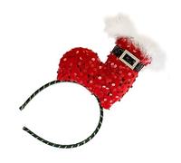 Fahoujs Serre-tête pour le Nouvel An - Accessoires photo - Chapeau de fête - Karaoké - Paillettes de Noël - Pour scène de Noël