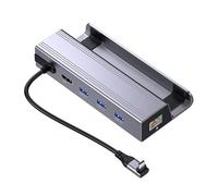 Fahoujs Station de charge USB C pour pont vapeur - Contient HDMI2.0 4K 60Hz Ethernet et connectivité USB C Station de charge C.
