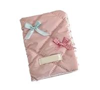 Fahoujs Styles coréens des procédures Sweet Bows Porte-passeport Titulaire de carte pour ticket d'embarquement passeport Cartes de crédit Nœuds mignons Porte-cartes Couverture de passeport pour cartes