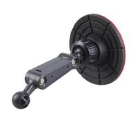 Fahoujs Support de téléphone de base en plastique pour montage à boule de colle 17 mm - Adaptateur d'articulation pour voiture, cuisine, bureau