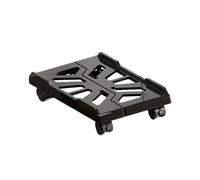 Fahoujs Support de tour PC haute performance avec 4 roues motrices ventilées sous le bureau CPU Support mobile réglable Support CPU Enduring Metal Rolling Mobile PC Chariot sous bureau