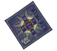 Fahoujs Tarots Nappe en tissu d'autels Carte de lecture Astrologies Nappe Cartes de Dieu Tissu Décoration murale Lire Tarot