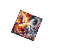 Fahoujs Tarots Nappe en tissu d'autels Phoenixes Déesses Astrologie Nappe Cartes de Dieu Tobel Décoration murale Autels Carte de Tarot