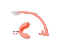 Fahoujs Tuba pliable en silicone souple enroulable avec étui de rangement pour plongée en apnée