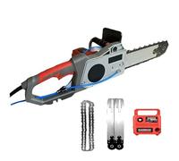 FahQuintuple Scie À Béton Électrique, Tronçonneuse À Béton 5800/6500 W, avec 2 Chaînes Diamantées Et 2 Plaques De Guidage, Profondeur De Coupe 13/18 Pouces, Adaptée Au Granit Et Renforcé