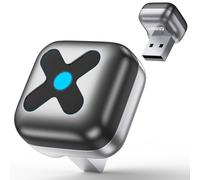 FAHREN Adaptateur sans fil Ultra Mini Android Auto et CarPlay, puce A9 5,8 GHz, Wi-Fi 5,4, Bluetooth 5,4, connexion automatique 3-5s, câble d'extension USB-C/USB-A/compatible avec iOS 10+, Android 10+