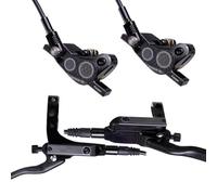 Fahrrad-Scheibenbremsen-Set Vierkolben-High-End-Ölbremshydraulikpaar | Genial gefertigt Tragbares, beidseitiges Bremsöl-Scheibenbremsen-Set, verstellbar für Elektrofahrzeuge, E-Bikes, Fatbikes