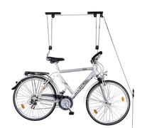 Fahrradlift Plus Support de plafond pour vélo électrique - Idéal pour les coffres de toit, kayaks - Ascenseur de vélo jusqu'à 57 kg - Efficace et sûr pour plus d'ordre dans le garage ou la cave