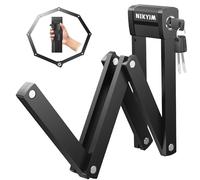 Fahrradschloss Faltschloss 130cm-Faltschloss Fahrrad mit Halterung -Fahrradschloss Hohe Sicherheit aus gehärtetem Stahl-Fahrradschloss mit 3 Schlüssele - e scooter Schloss Bike Lock