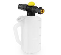 Fai Top Canon à Mousse,1L Pistolet à Mousse Bouteille avec Buse Réglable et Buse pour Shampoing,Lance Mousse Compatible avec Karcher K2 K3 K4 K5 K6 K7
