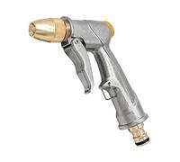 Fai Top Pistolet d'arrosage et Nettoyage,Pulvérisateur de Jardin,Métal Pistolet Arrosoir avec buse en Laiton Parfait pour Laver、Arroser Les Pelouses et Les Jardins、Trottoirs - Court