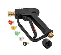 Fai Top Pistolet de nettoyage haute pression 4000 PSI avec 5 embouts de buse d'eau, pistolet de nettoyage pour voiture (M22 14 mm connecteur de tuyau et connecteur rapide Karcher)