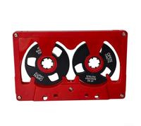 Faible bruit pour bande audio vierge 50 min coque en métal faible bruit | Convient pour baladeur et autoradio, 50 minutes pour un temps total, coque extérieure de protection, sortie audio claire