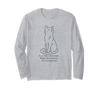 Faible Entretien - Qualité supérieure - pour Les Amoureux des Chats Manche Longue