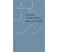 Faibles et puissants face à l'impôt