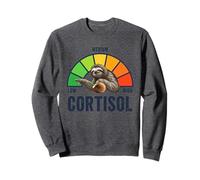 Faibles Niveaux de cortisol v Meme Paresseux détendu drôle Sweatshirt