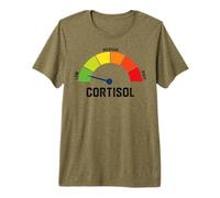 Faibles Niveaux de cortisol v Meme T-Shirt Haut de Gamme