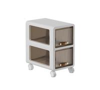 Failjierue Armoire de rangement étroite de salle de bain avec tiroirs - Tour autonome fine sur roulettes pour petits espaces et espaces - Commode à roulettes blanche à roulettes pour articles de
