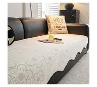 Failjierue Housse De Canapé D'été en Soie Glacée pour Salon - Protection De Meubles pour Canapé Sectionnel, Housse De Canapé Respirante À Couverture Complète(Style 1,110X260cm)