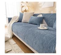 Failjierue Housse de canapé en chenille texturée à rayures lisses : anti-rayures, antidérapante, lavable et adaptée aux animaux domestiques (Style 5, housse de coussin (45 x 45 cm)