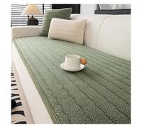 Failjierue Housse De Canapé Épaisse en Peluche pour Salon, 1 Pièce, Antidérapante, Couverture Complète, Protection De Meubles Souple(Style 5,110X240cm)