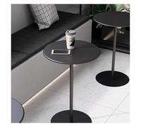 Failjierue Lot De 2 Tables De Bar Rondes Et Imperméables pour Extérieur - Table Haute De Bistrot, pour Petit Bureau, Conférence, Café Et Salle À Manger, Noir(40x72cm)