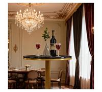 Failjierue Petite table basse ronde haute avec dessus en marbre pour cuisine, salle à manger et petit déjeuner (55 x 95 cm)