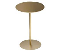 Failjierue Table de bistrot en fer pour intérieur et extérieur - Table basse ronde et de salle à manger avec base robuste pour jardin, salle à manger, bar à domicile (60 x 104 cm)