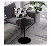 Failjierue Table De Bistrot Ronde en Métal Et Fer - Base Robuste, Usage Intérieur/extérieur: Table Basse/Salle À Manger pour Jardin, Salle À Manger, Bar | Plusieurs Coloris Et Tailles(60x72cm)