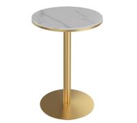 Failjierue Table de comptoir Haute Classique avec Plateau en marbre pour bistrot, pub, Petit déjeuner, Cuisine, Salle à Manger, café, Meubles de Style pub(55x105cm)
